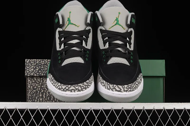 All categories Air Jordan Jordan series basketball shoes Air Jordan 3 foreign trade version Air Jordan 3 Retro "Racer Blue" AJ3 Joe 3 black and green CT8532-030